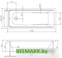 Каркас AM.PM Gem W90A-170-075W-R - фото2