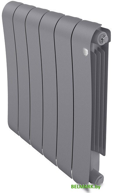 Биметаллический радиатор Royal Thermo Infinity 500 Silver Satin (6 секций) - фото