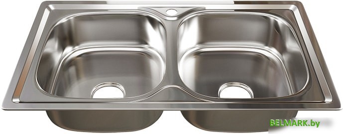 Кухонная мойка Mixline 532312 (полированная, 0.8 мм) - фото
