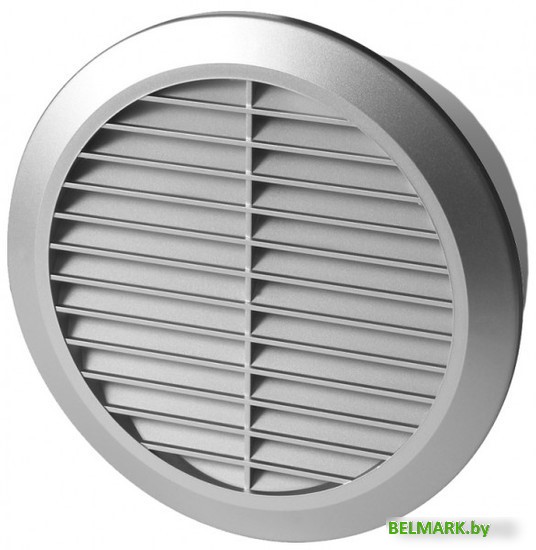 Вентиляционная решетка Awenta Classic T44SS d90 (серебристый) - фото
