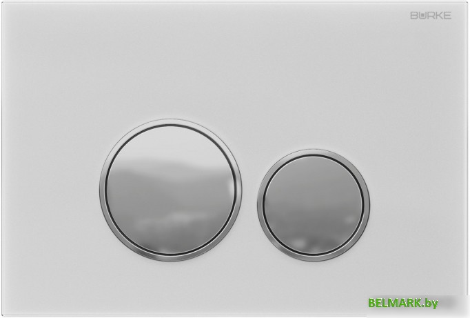 Панель смыва Burke Тип 06 106.WH.1 (белый/хром глянцевый) - фото