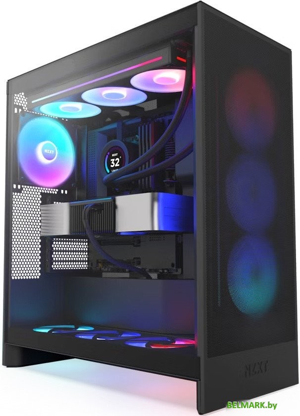 Корпус NZXT H7 Flow RGB 2024 CM-H72FB-R1 - фото