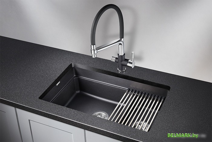 Кухонная мойка Granula KS-7304 (шварц) - фото2