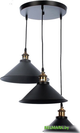 Подвесная люстра BayerLux Грегори 2612363 (черный) - фото
