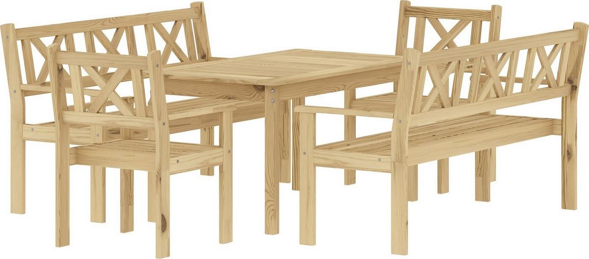 Обеденная группа Sundays Ф-183 1/2/2 (мед) - фото