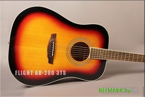 Акустическая гитара Flight AD-200 3TS - фото2
