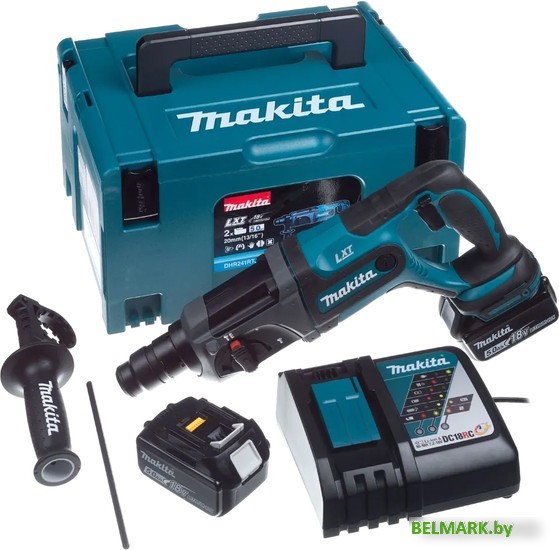 Перфоратор Makita DHR241RTJ (с 2-мя АКБ, кейс) - фото