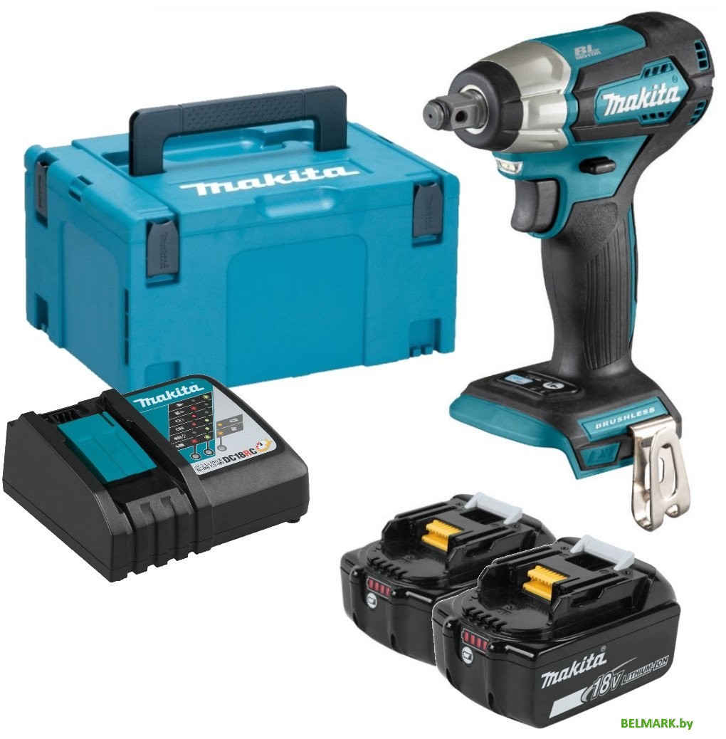 Гайковерт Makita DTW181RTJ (с 2-мя АКБ, кейс) - фото