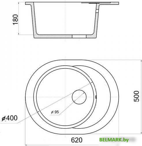 Кухонная мойка Wisent WR620-27 (кофе) - фото2