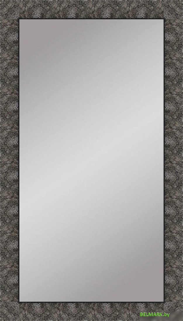 Зеркало Декарт Настенное в раме 8Л1668 (серый перламутр) - фото