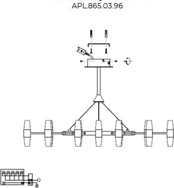 Подвесная люстра Aployt APL.865.03.96 - фото2