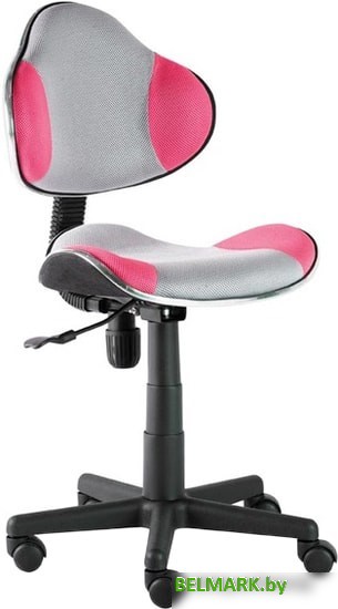 Офисный стул Signal Q-G2 (серый/розовый) - фото