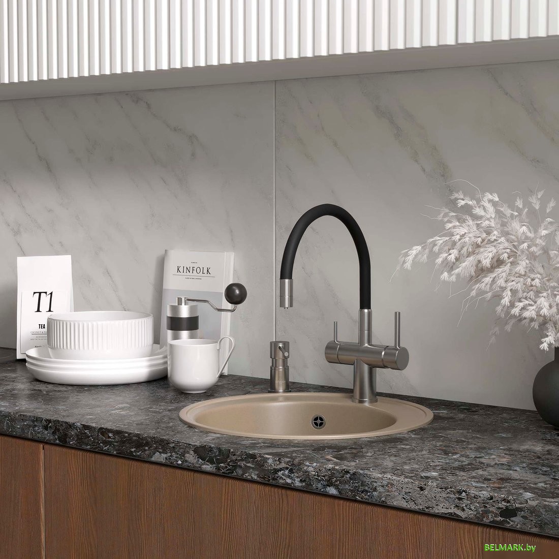 Кухонная мойка Reflexion Arena RF0148BE - фото2