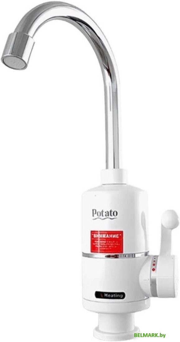 Проточный электрический водонагреватель-кран Potato P0061-7 - фото