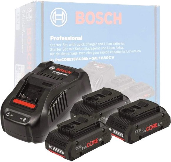 Аккумулятор с зарядным устройством Bosch ProCORE Professional 0615990N2G (18В/4 Ah + 14.4-18В) - фото