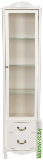 Шкаф-пенал Мебелик Джульетта (молочный дуб) - фото2