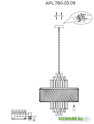 Подвесная люстра Aployt APL.780.03.09 - фото2
