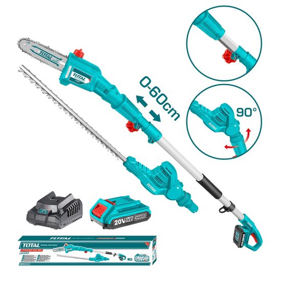 Кусторез + высоторез Total TPTS201681 (с 1-м АКБ) - фото2