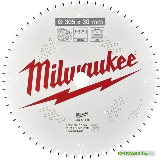 Пильный диск Milwaukee 4932471321 - фото