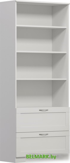 Стеллаж Mio Tesoro Сириус 2 ящика 78x190 2.02.07.110.1 (белый) - фото