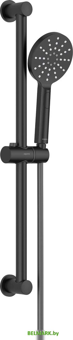 Душевой гарнитур Aquatek Оберон AQ2016MB (черный матовый) - фото