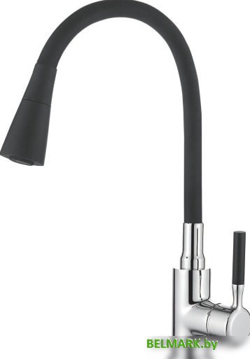 Смеситель Ledeme L4199-2 (хром/черный) - фото