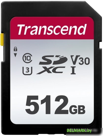 Карта памяти Transcend SDXC 300S 512GB - фото