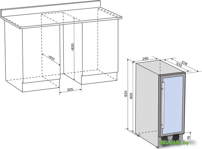Винный шкаф Libhof Connoisseur CX-19 (черный) - фото2