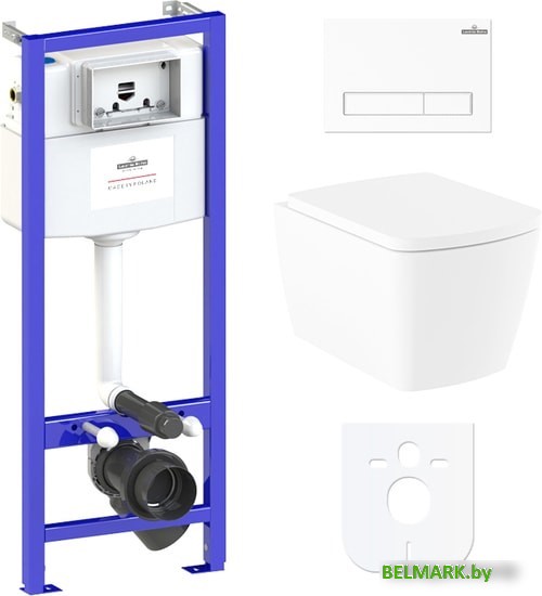 Унитаз Lavinia Boho Relfix Aveo Rimless 6 в 1 77040121 (белый пластик) - фото