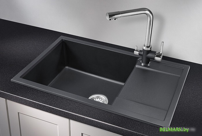 Кухонная мойка Granula GR-7805 (шварц) - фото2