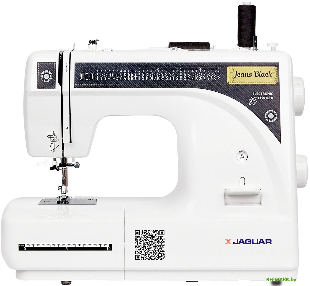 Электромеханическая швейная машина Jaguar Jeans Black - фото