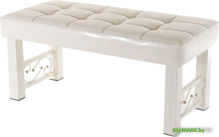 Банкетка AMC Lux 5 кожзам бежевый/бежевый 5.1А10033 - фото