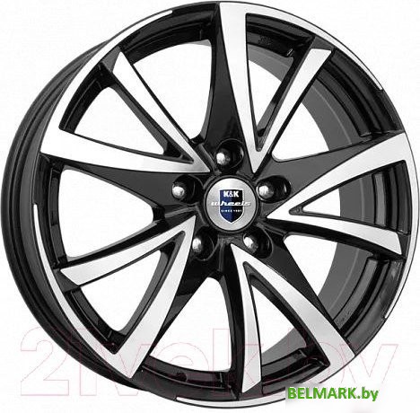 Литые диски K&K Арнар 17x7" 5x105мм DIA 56.6мм ET 35мм Алмаз черный - фото