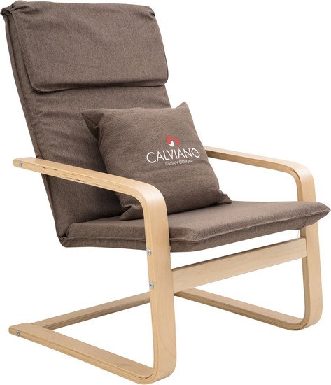 Интерьерное кресло Calviano Soft 1 (коричневый) - фото2