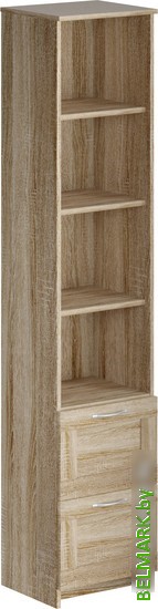 Стеллаж Mio Tesoro Сириус 2 ящика 39x190 2.02.07.140.3 (сонома) - фото