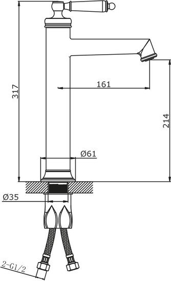 Смеситель Vieir V173512 - фото2