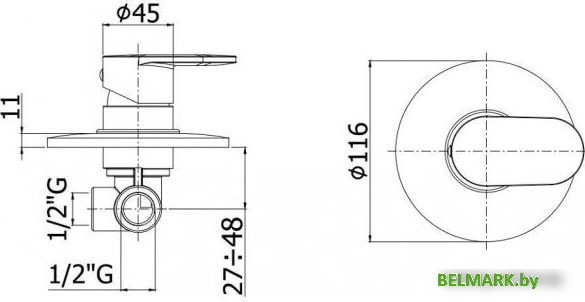 Смеситель Paffoni Candy CA010CR - фото2