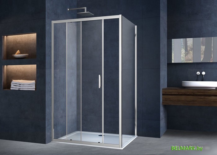 Душевой уголок Vincea Alpha VSR-3AL8015CL (хром/прозрачное) - фото2