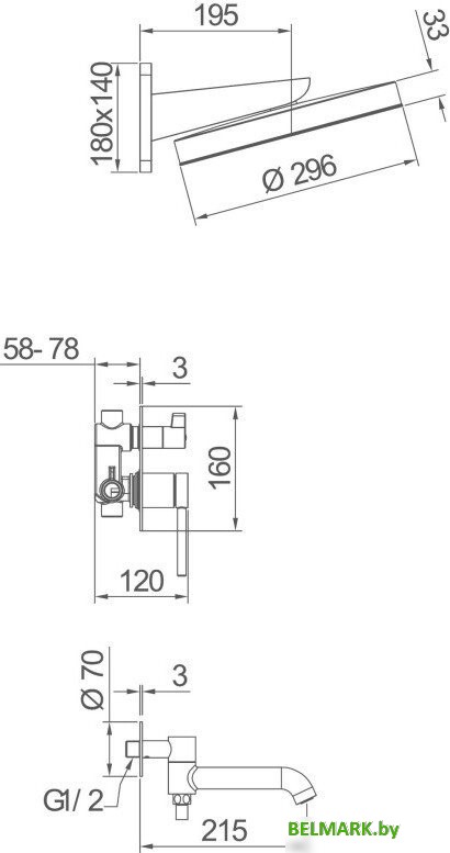 Душевая система Gappo G7106 - фото2