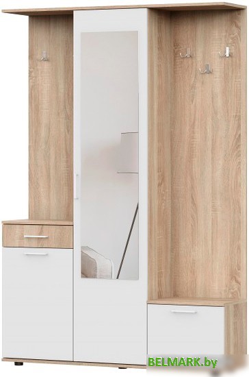 Горка NN мебель ПР 1 (дуб сонома/белый) - фото