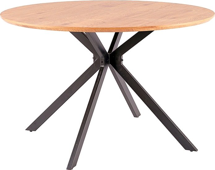 Кухонный стол Signal Aster 120 (дуб/черный) - фото