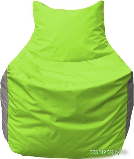 Кресло-мешок Flagman Фокс Ф2.1-160 (салатовый/серый) - фото2