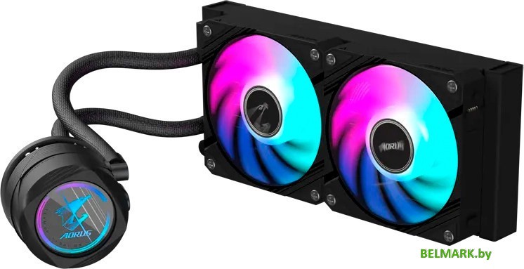 Жидкостное охлаждение для процессора Gigabyte Aorus Waterforce II 240 - фото