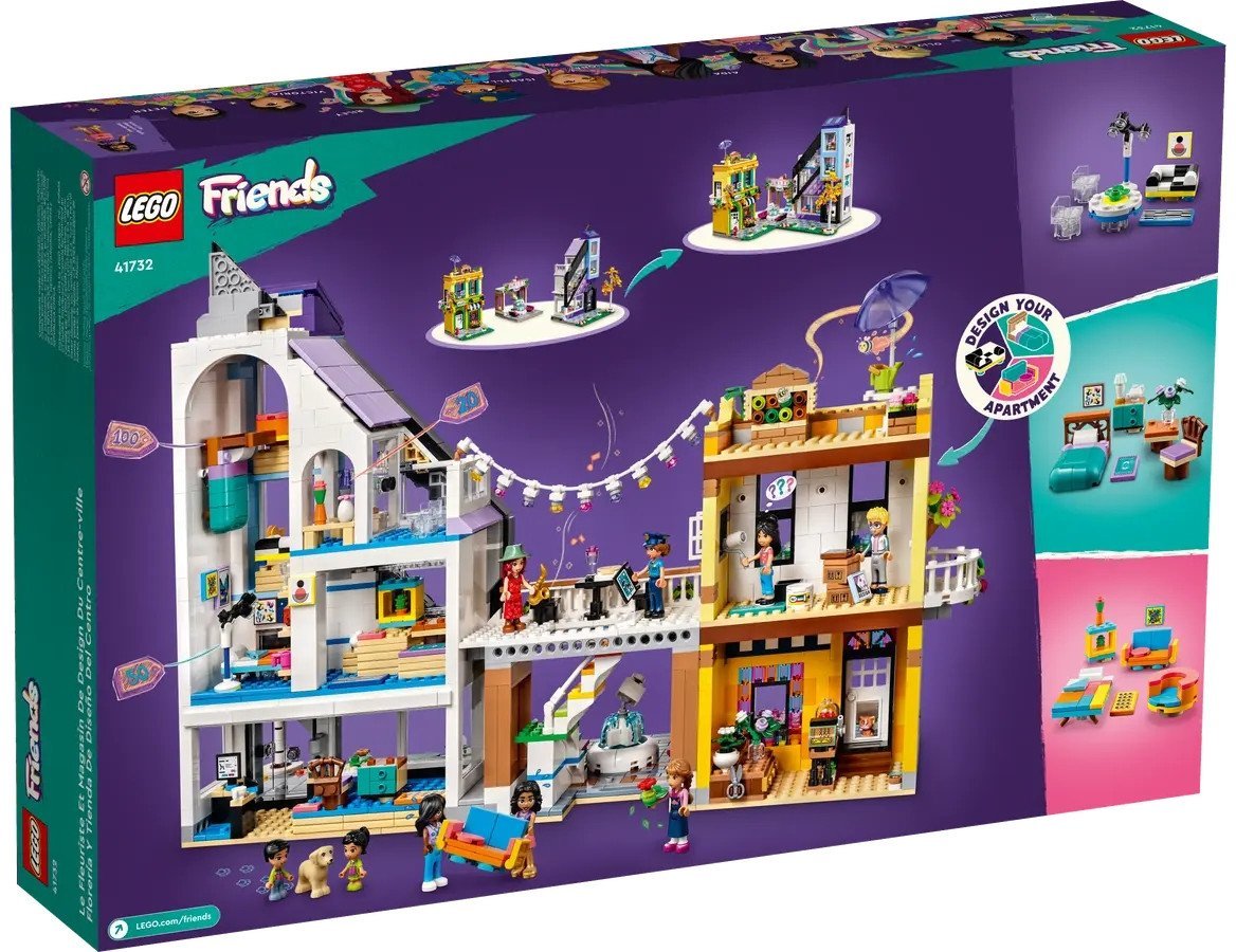 Конструктор LEGO Friends 41732 Магазины цветов и дизайна - фото2