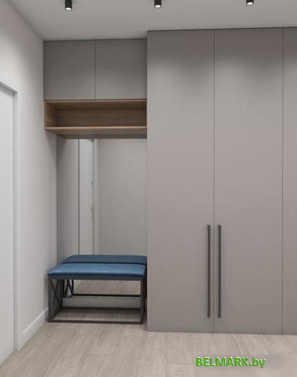 Банкетка Hype Mebel Куб (белый/серый) - фото2