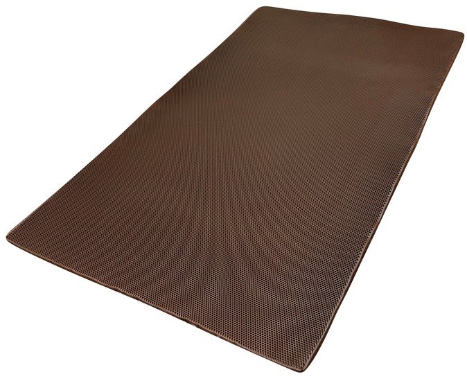 Eva лист для автоковрика Eco Cover Шестиугольник 255x140см (коричневый) - фото2