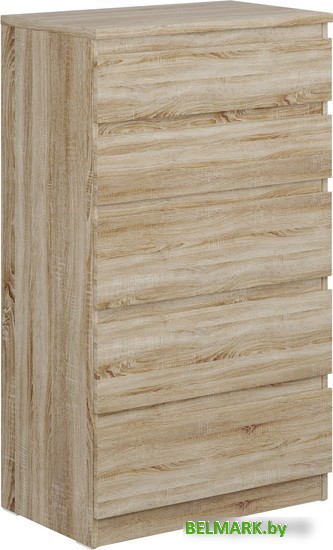 Комод Mio Tesoro Кастор 5 ящиков 2.03.02.070.3 (дуб сонома) - фото