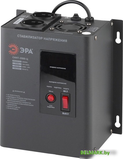 Стабилизатор напряжения ЭРА СННТ-2000-Ц Б0020168 - фото