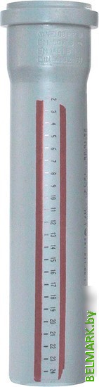 Ostendorf HTEM - труба с раструбом 50х250 [112010] (0.25 м) - фото