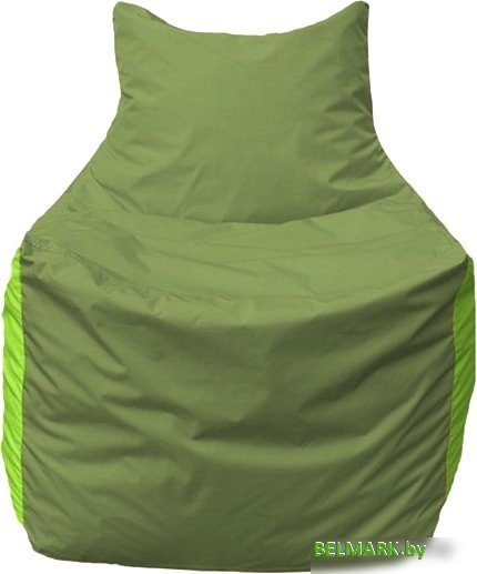 Кресло-мешок Flagman Фокс Ф2.1-161 (оливковый/салатовый) - фото2